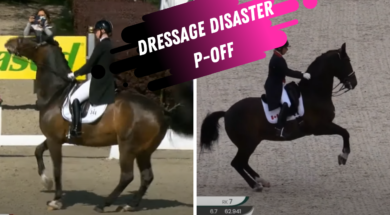 Dressage disaster